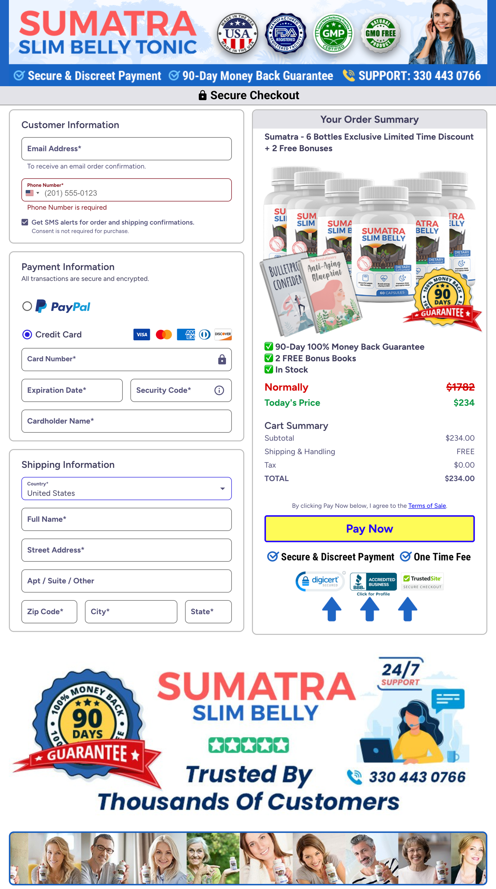 Sumatra Slim Belly Tonic Official Website Secure Order Page